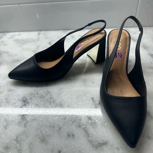 ALDO Women's Black Slingback Heels - Picture 6 of 6